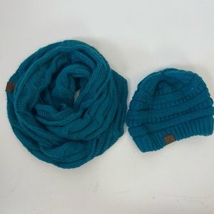 CC Hat and Infinity Scarf Set